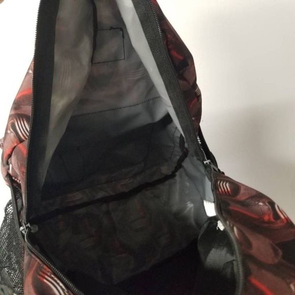 Kylo Ren Star Wars Womens Backpack Brown Black All Over Print Pocket Zipper L main image 7